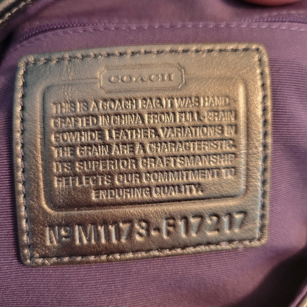 Coach Golden Shoulder Bag NWOT - Picture 11 of 13